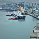 Aerial view of Mombasa Port